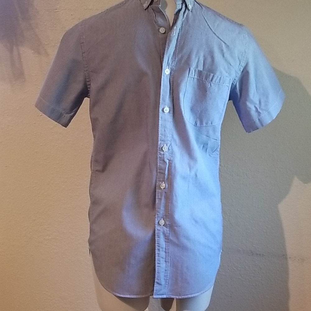 J. Crew Light Blue Short-Sleeve Button-Down Shirt